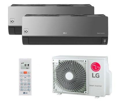 LG ArtCool Mirror на 2 блока