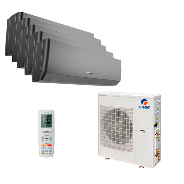 Gree PULAR R32 BLACK на 5 блоков