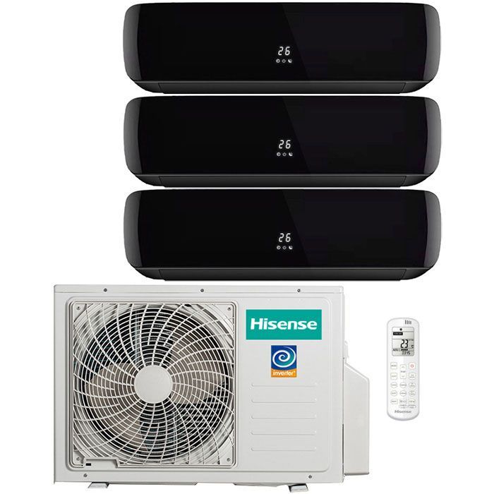 Hisense PREMIUM BLACK DC INVERTER на 3 блока