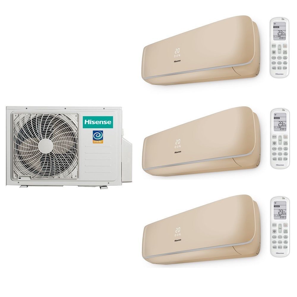Hisense CHAMPAGNE FREE MATCH DC INVERTER на 3 блока