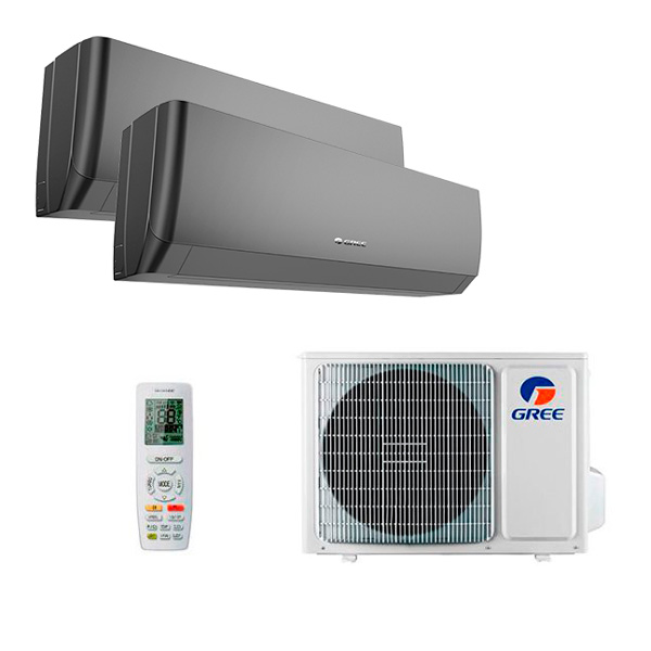 Gree PULAR R32 BLACK на 2 блока