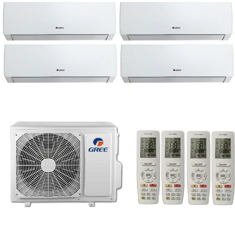 Gree PULAR R32 на 4 блока