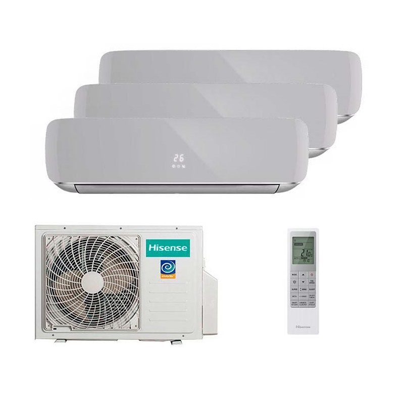 Hisense Premium SILVER Free Match DC Inverter R32 на 3 блока