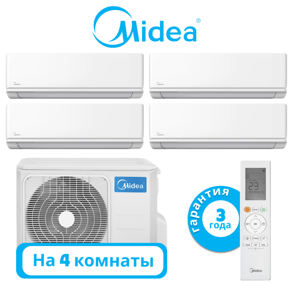 Midea Unlimited на 4 блока