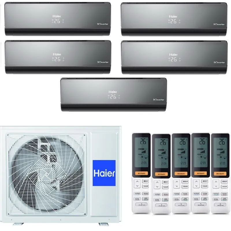 Haier Flexis-SM BLACK на 5 блоков