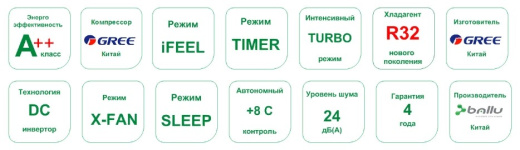 товар Ballu Greenland DC Inverter Ballu